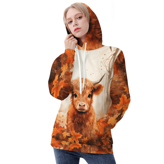 Adorable Highland Cow Hoodie
