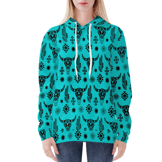 Womens All Over Print Hoodie