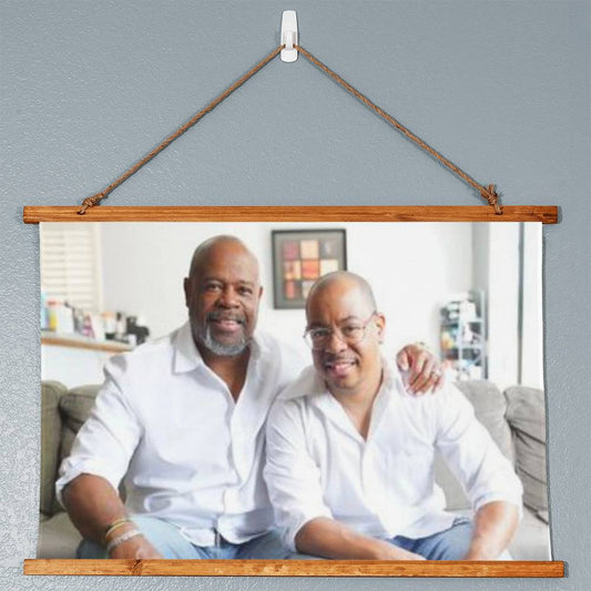 Wood Frame Wall Tapestry (Add your own Photo)