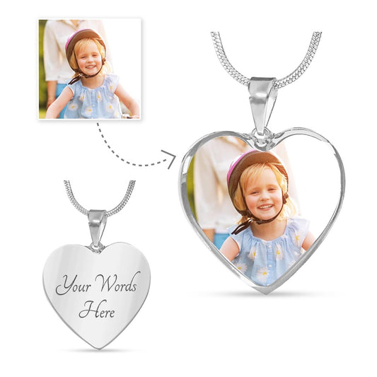 Heart Stopping Personalized Photo Necklace